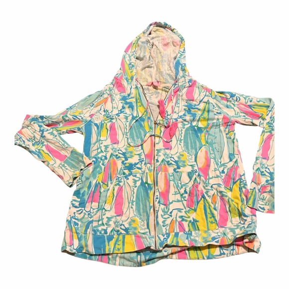 Lilly Pulitzer Jackets & Blazers - Lilly Pulitzer Pastel Zip-Up Jacket
